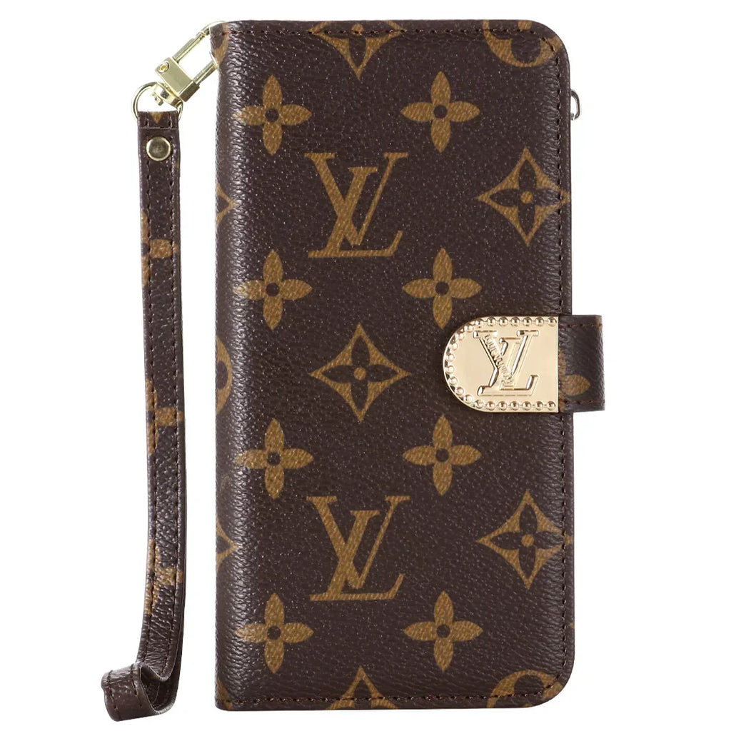 MONOGRAM CANVAS LEDERBRIEFTASCHE SAMSUNG HANDYHÜLLE