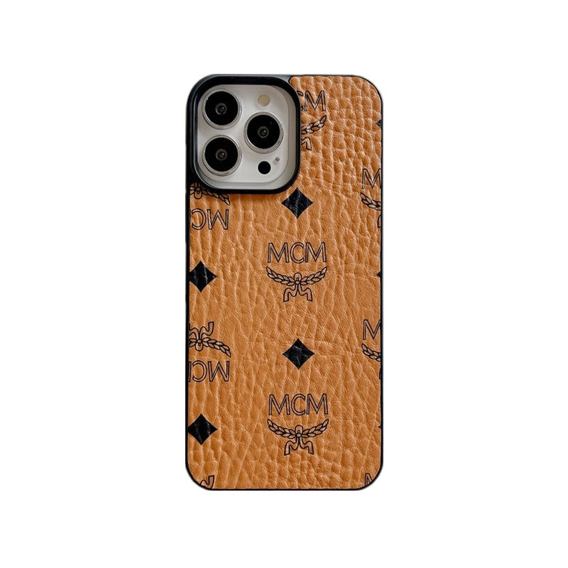 Coque iPhone MCM Noire-MCK240603