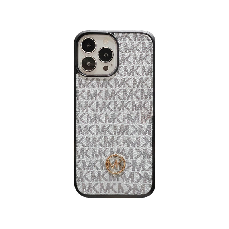 Coque iPhone de luxe Marron-MKK240603