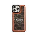Černé pouzdro Celine na iPhone s páskem - SZ231124