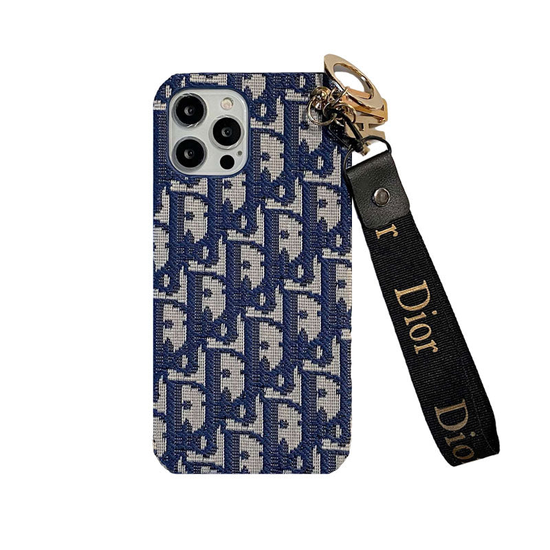 Coque iPhone tendance avec sangle noire-GS240315