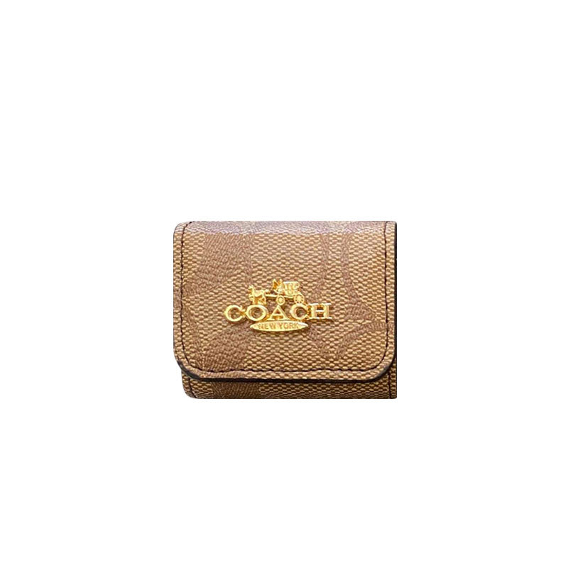 Coques de luxe Coach AirPods 3e génération marron clair-LGK240425