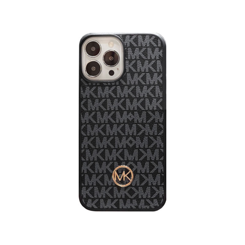 Coque iPhone de luxe Marron-MKK240603