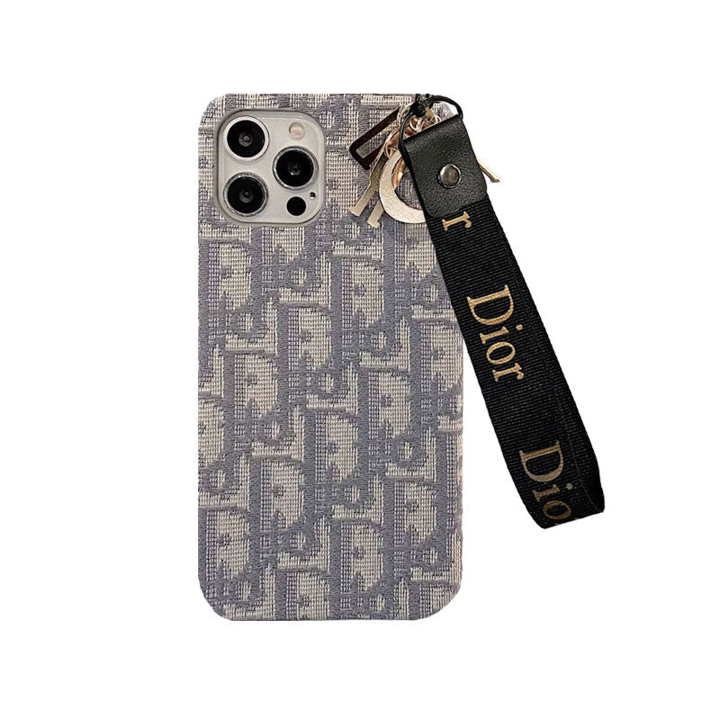 Coque iPhone tendance avec sangle noire-GS240315