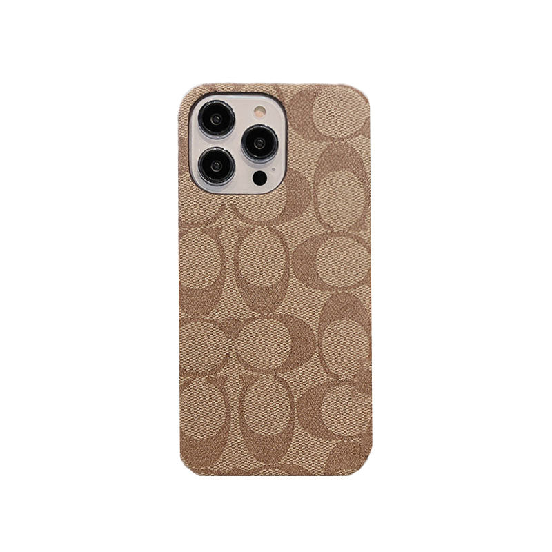Coque iPhone classique marron -JDK241426