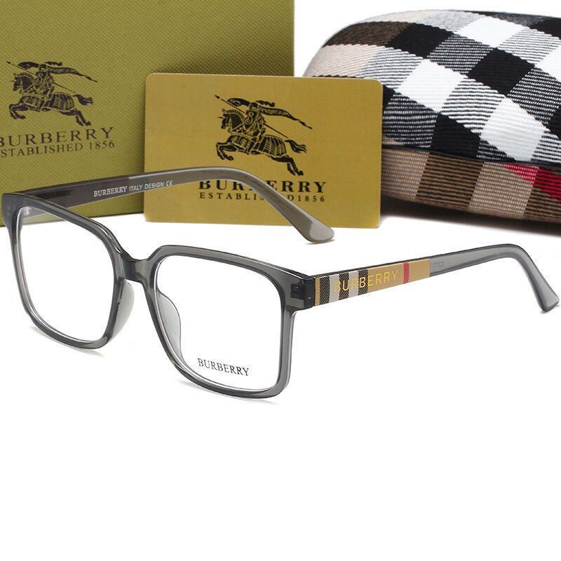 Unisex Retro-Quadratbrille mit Karomuster