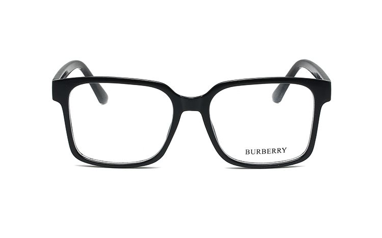 Unisex Retro-Quadratbrille mit Karomuster