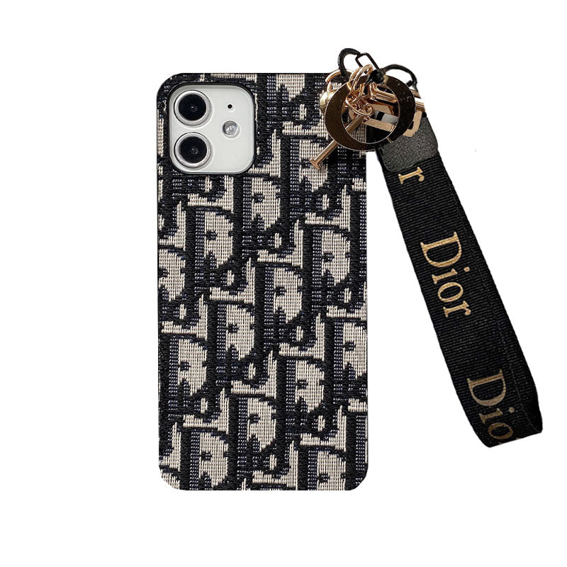 Fashion iPhone Case With Strap Black-GS240315