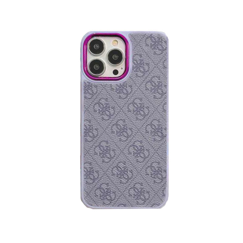 Coque de luxe violette pour iPhone-MD231025