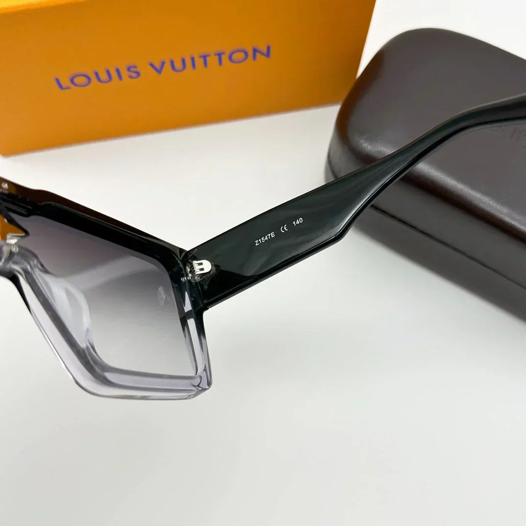 Lunettes de soleil de luxe à grande monture L-002