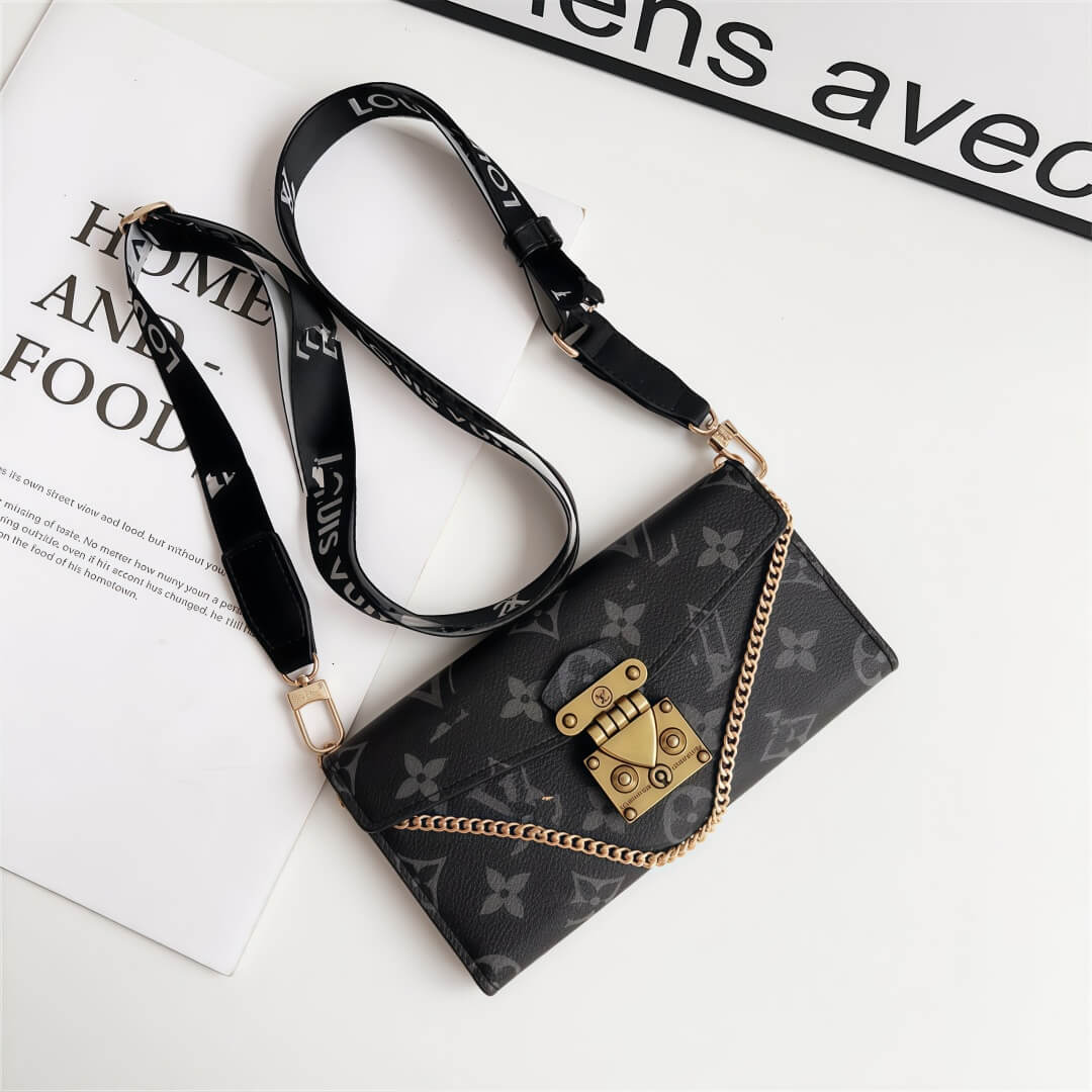 Étui iPhone inspiré d'un sac bandoulière en cuir avec porte-cartes