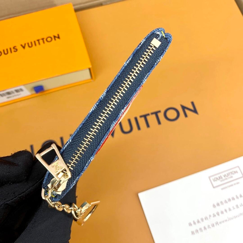 Luxuriöser Monogramm-Münzbeutel – Stylishes & Kompaktes Schlüsselanhänger-Portemonnaie