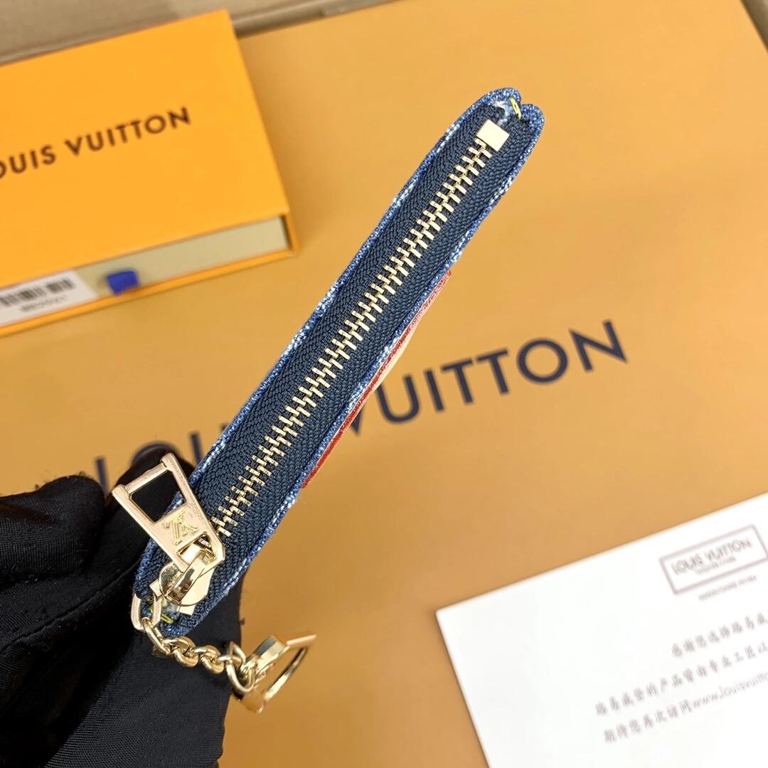 Luxuriöser Monogramm-Münzbeutel – Stylishes & Kompaktes Schlüsselanhänger-Portemonnaie