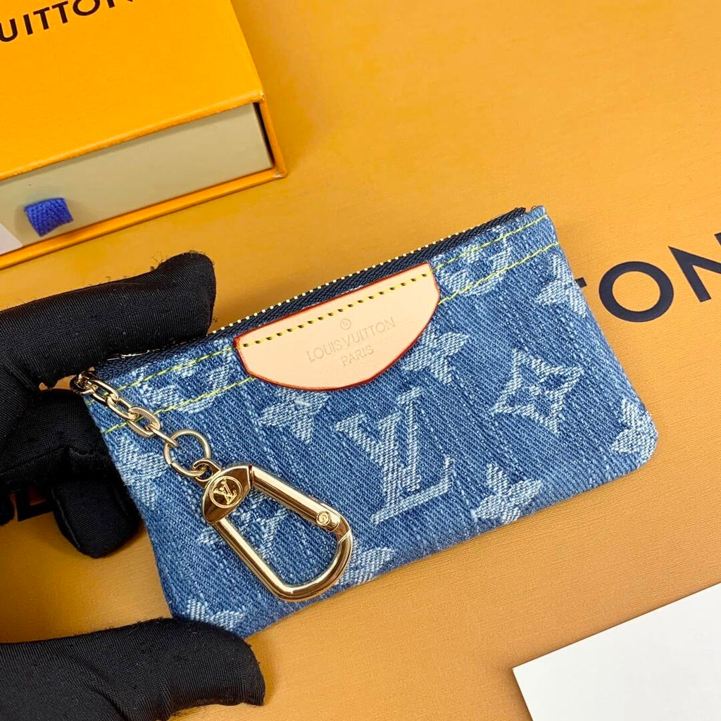 Luxuriöser Monogramm-Münzbeutel – Stylishes & Kompaktes Schlüsselanhänger-Portemonnaie