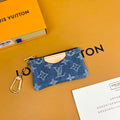 Luxuriöser Monogramm-Münzbeutel – Stylishes & Kompaktes Schlüsselanhänger-Portemonnaie