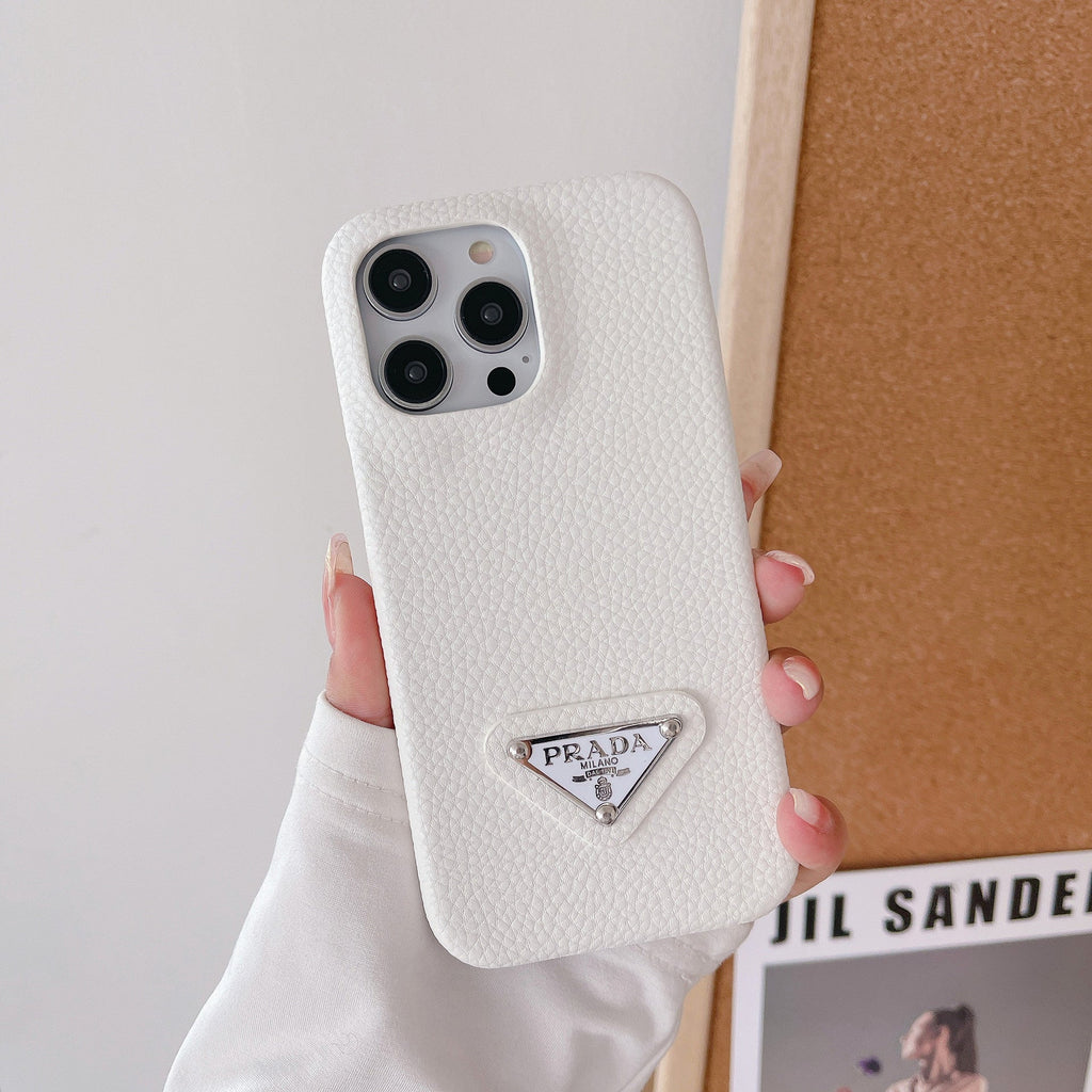 Luxuriöse Leder-iPhone-Hülle