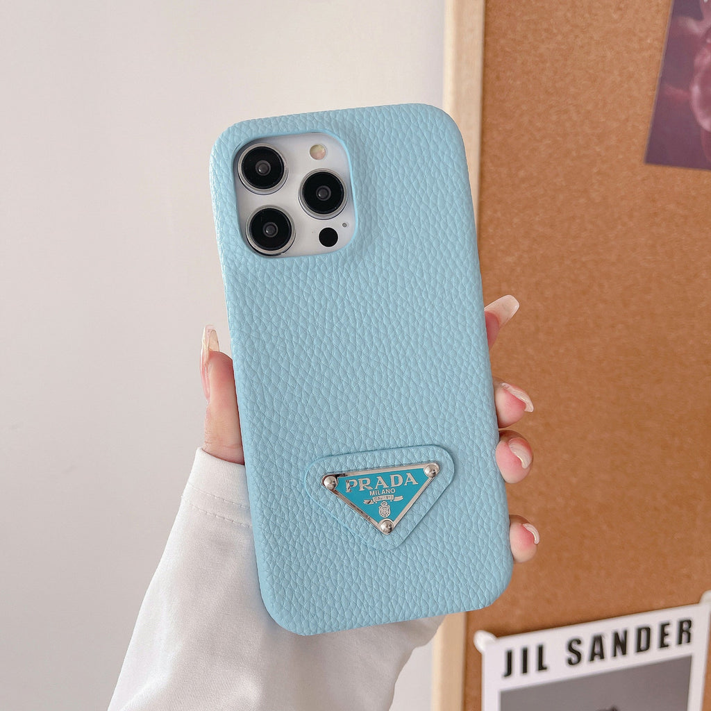 Luxuriöse Leder-iPhone-Hülle