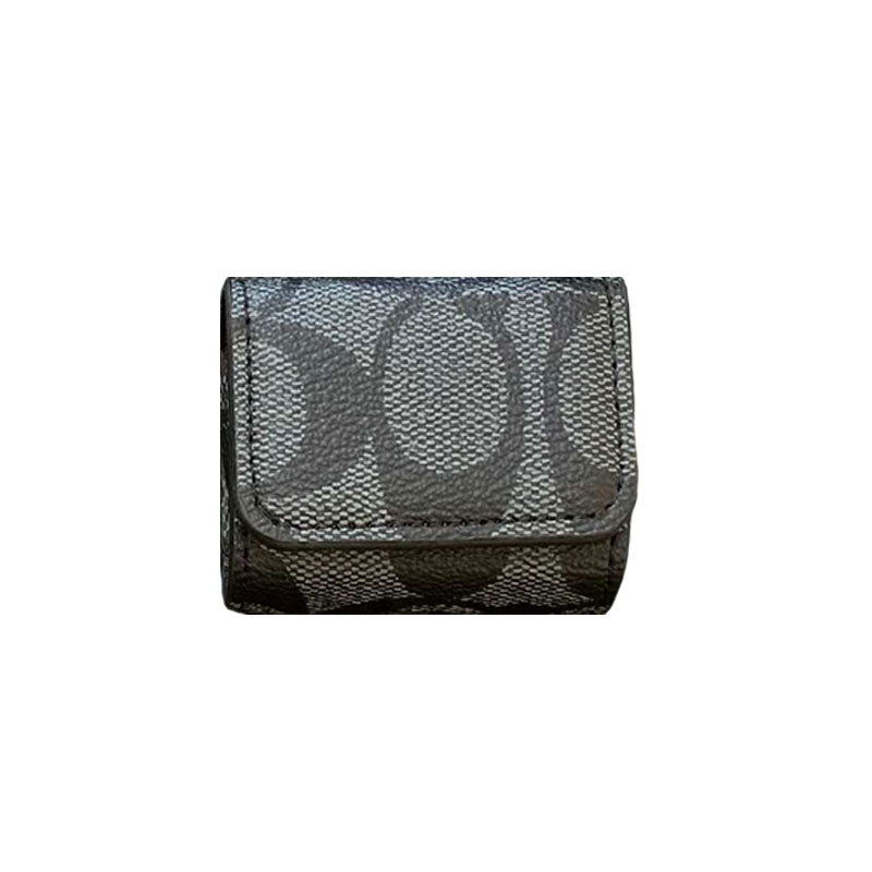 Luxuriöse Coach AirPods 3. Generation Hüllen Schwarz-YH240425