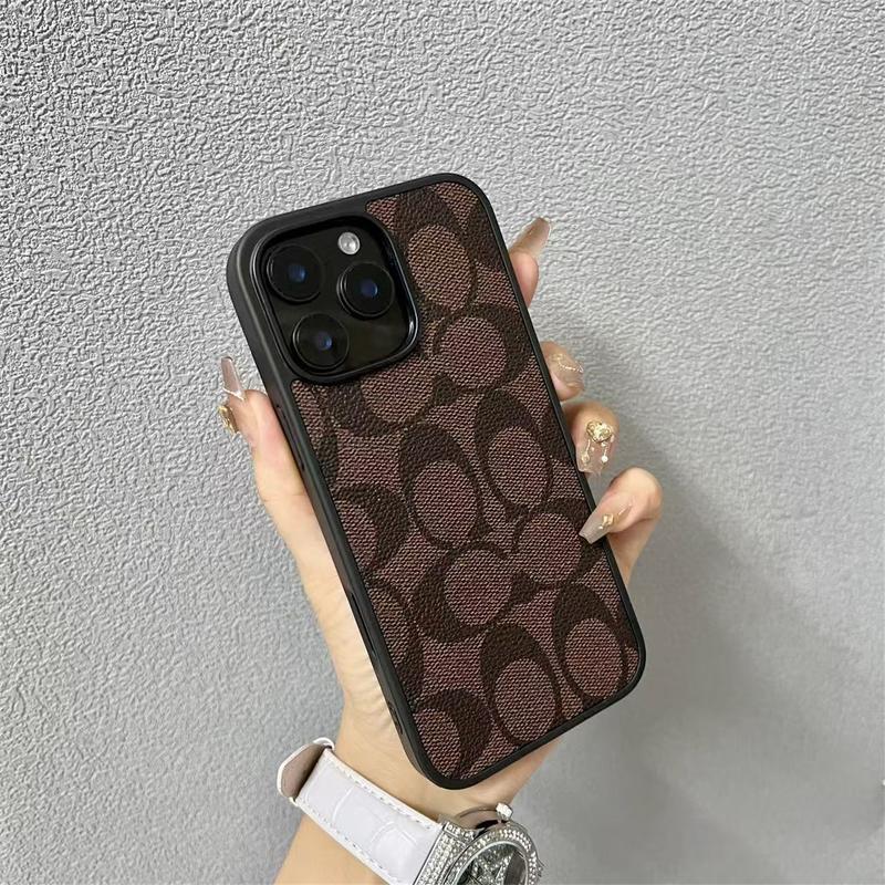 Étui de protection en similicuir pour iPhone
