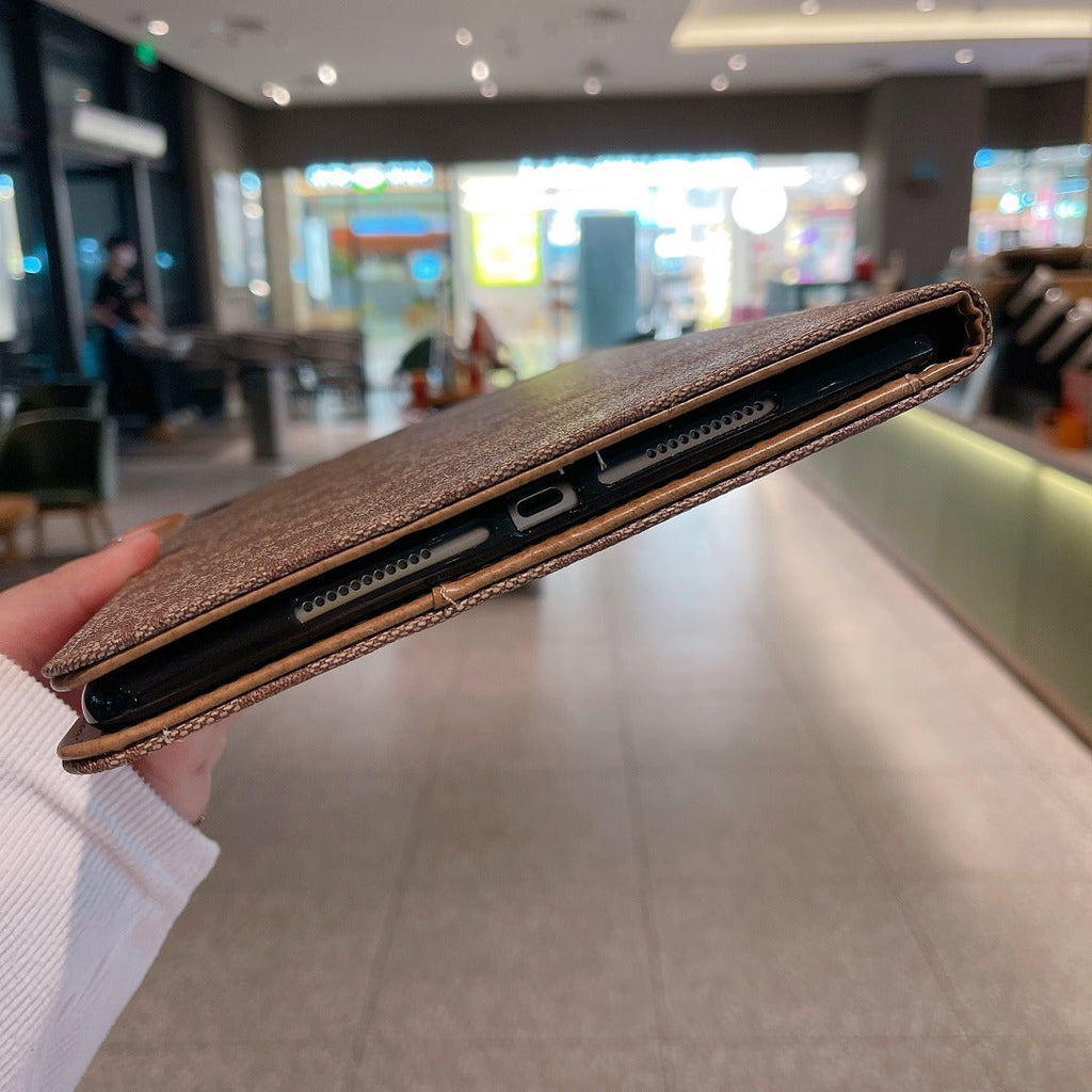 Prémiové kožené klasické pouzdro na tablet Apple iPad  