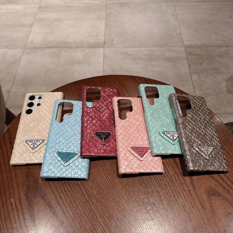 Stylové pouzdro na telefon PR Snake Print pro Samsung Galaxy