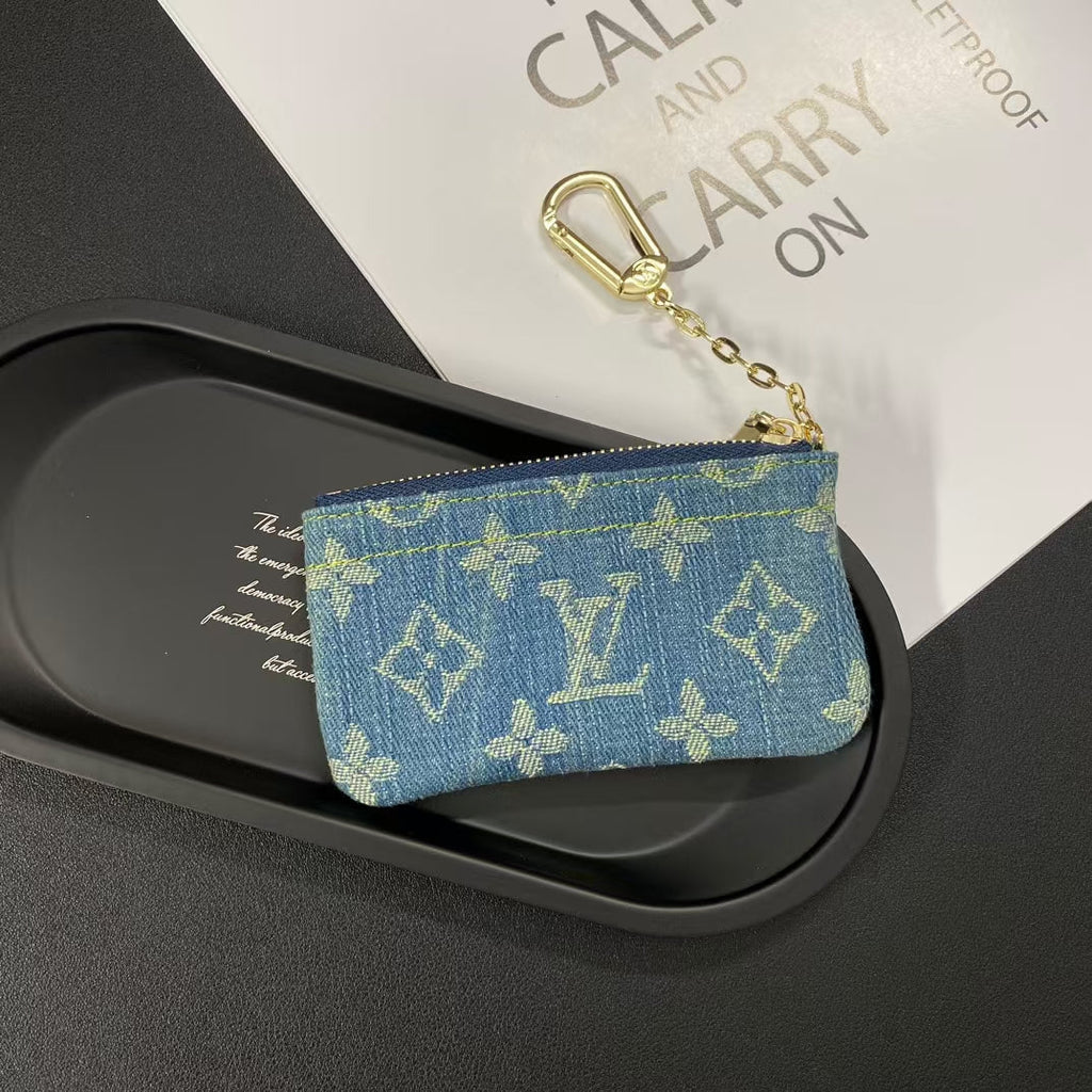 Luxuriöser Monogramm-Münzbeutel – Stylishes & Kompaktes Schlüsselanhänger-Portemonnaie