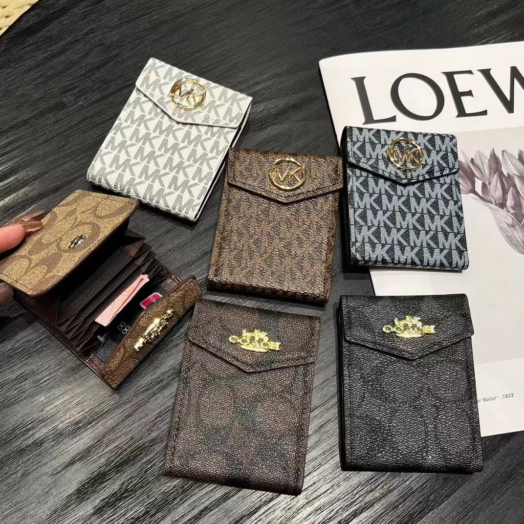 Luxusní peněženky s držákem na karty inspirované MK & CO