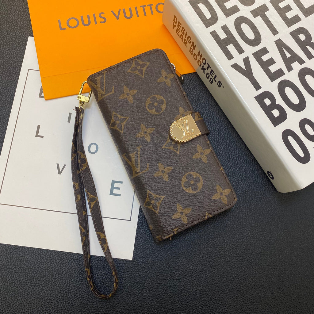 MONOGRAM CANVAS LEDERBRIEFTASCHE SAMSUNG HANDYHÜLLE