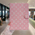 Elegante Monogram Canvas Flip Cover Apple iPad Schutzhülle aus Leder
