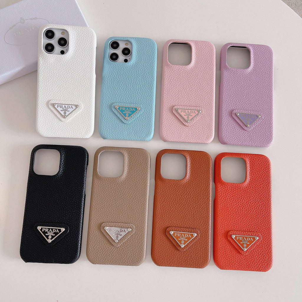 Luxuriöse Leder-iPhone-Hülle