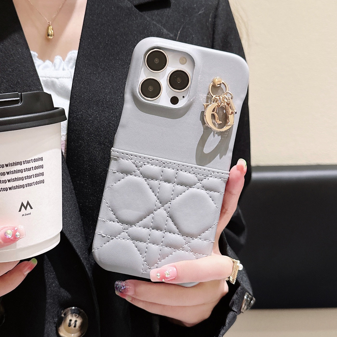 Étui iPhone en cuir tendance