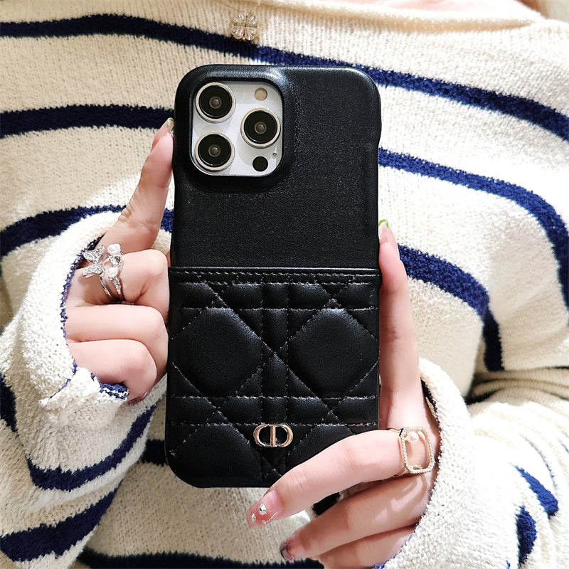 Coque iPhone en Cuir de Luxe