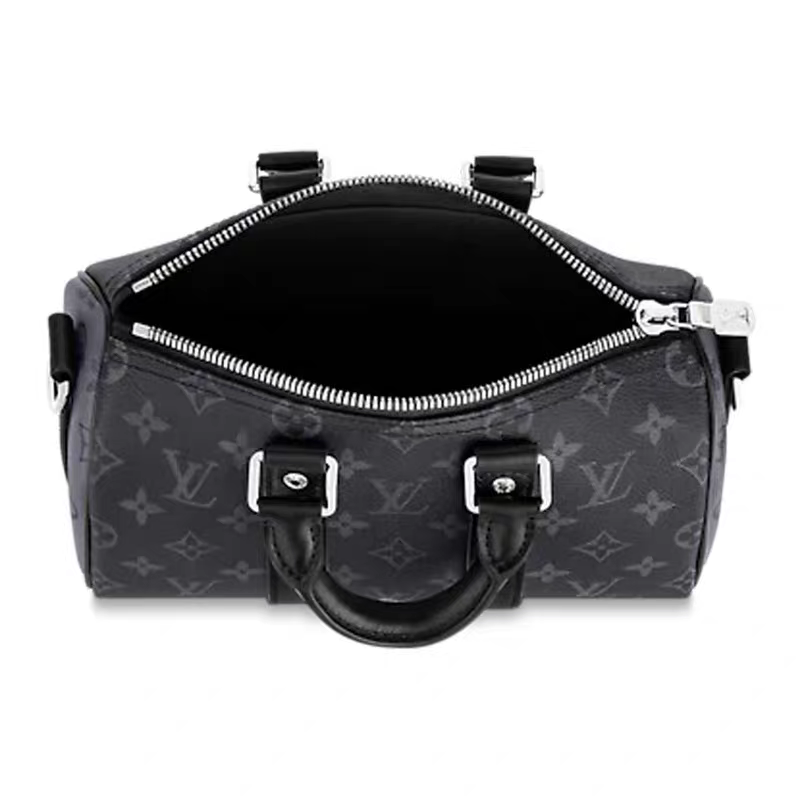 Boston Barrel Bag mit Monogramm und Schultergurt