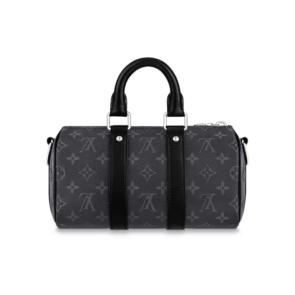 Boston Barrel Bag mit Monogramm und Schultergurt