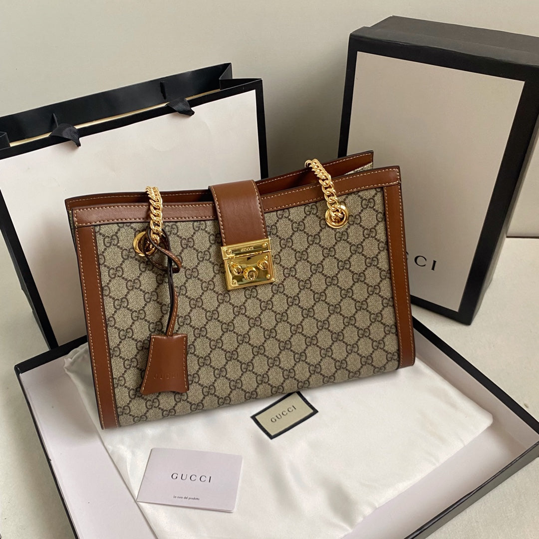 Premium Classic Chain-Handle Tote Bag