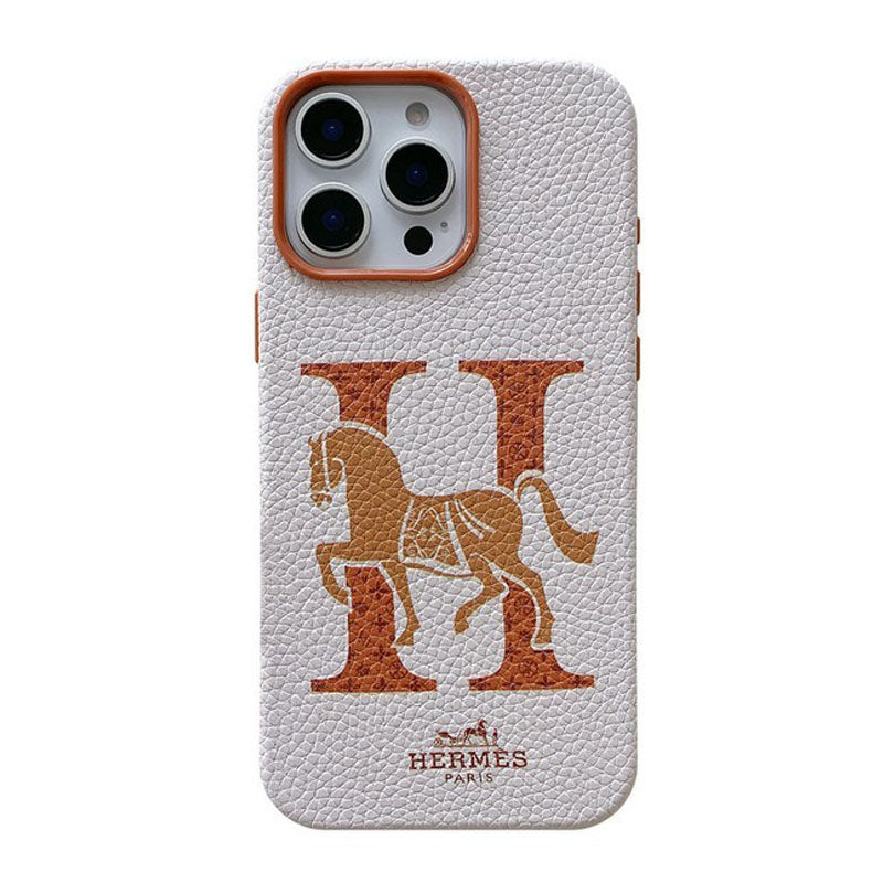 Étui en cuir classique pour iPhone