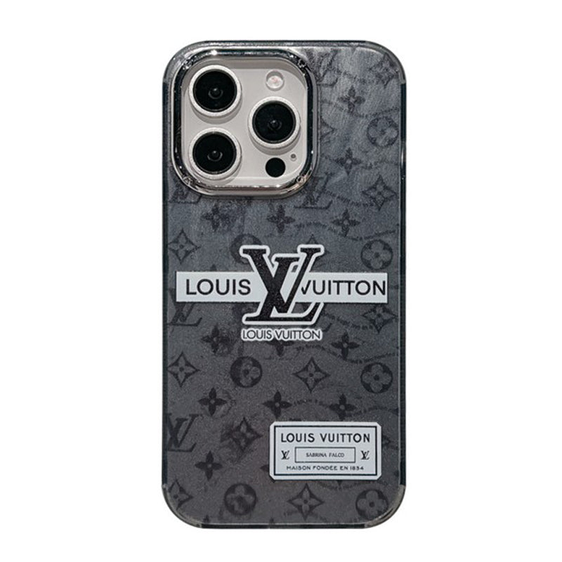 Étui de luxe noir pour iPhone