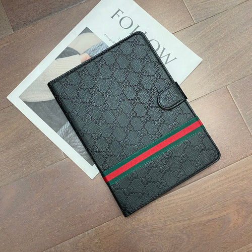 Étuis à rabat gaufrés 3D pour iPad Apple avec fonction support