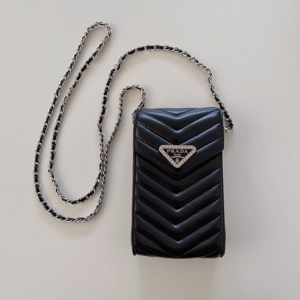 Kožená crossbody taška na telefon
