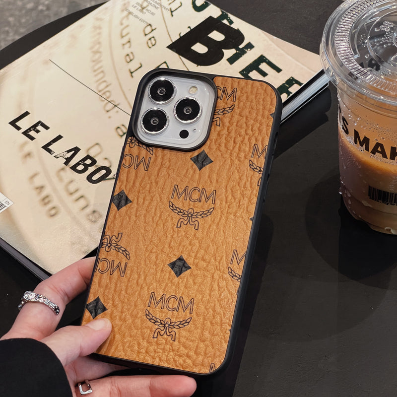 MCM iPhone Case Gelb-MCK240603