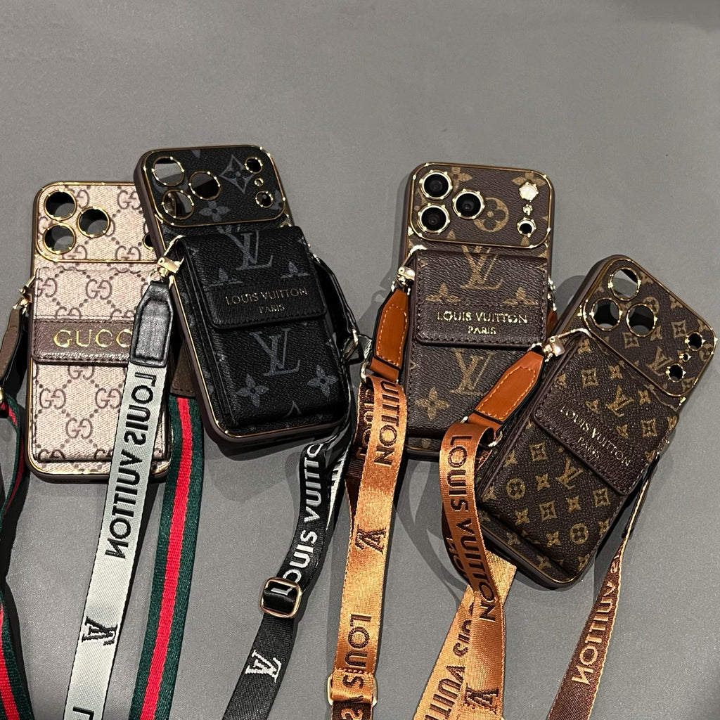 Nové klasické luxusní pouzdro na karty a telefon 012