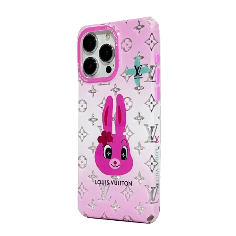 Coque de luxe carrée iPhone Canard & Lapin