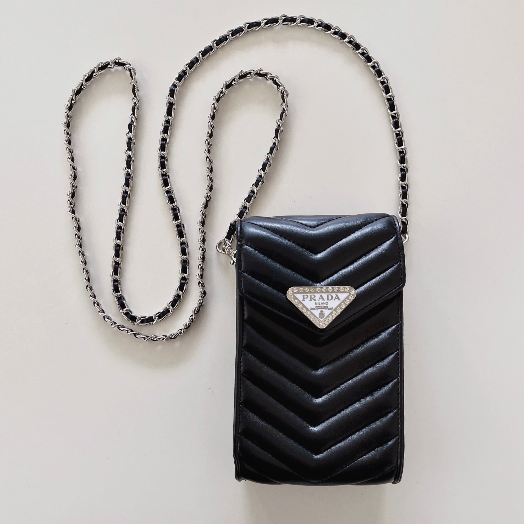 Kožená crossbody taška na telefon