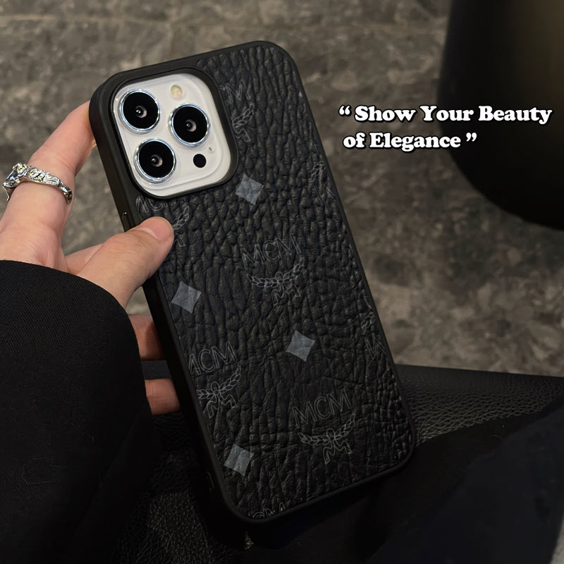 MCM pouzdro na iPhone černé-MCK240603