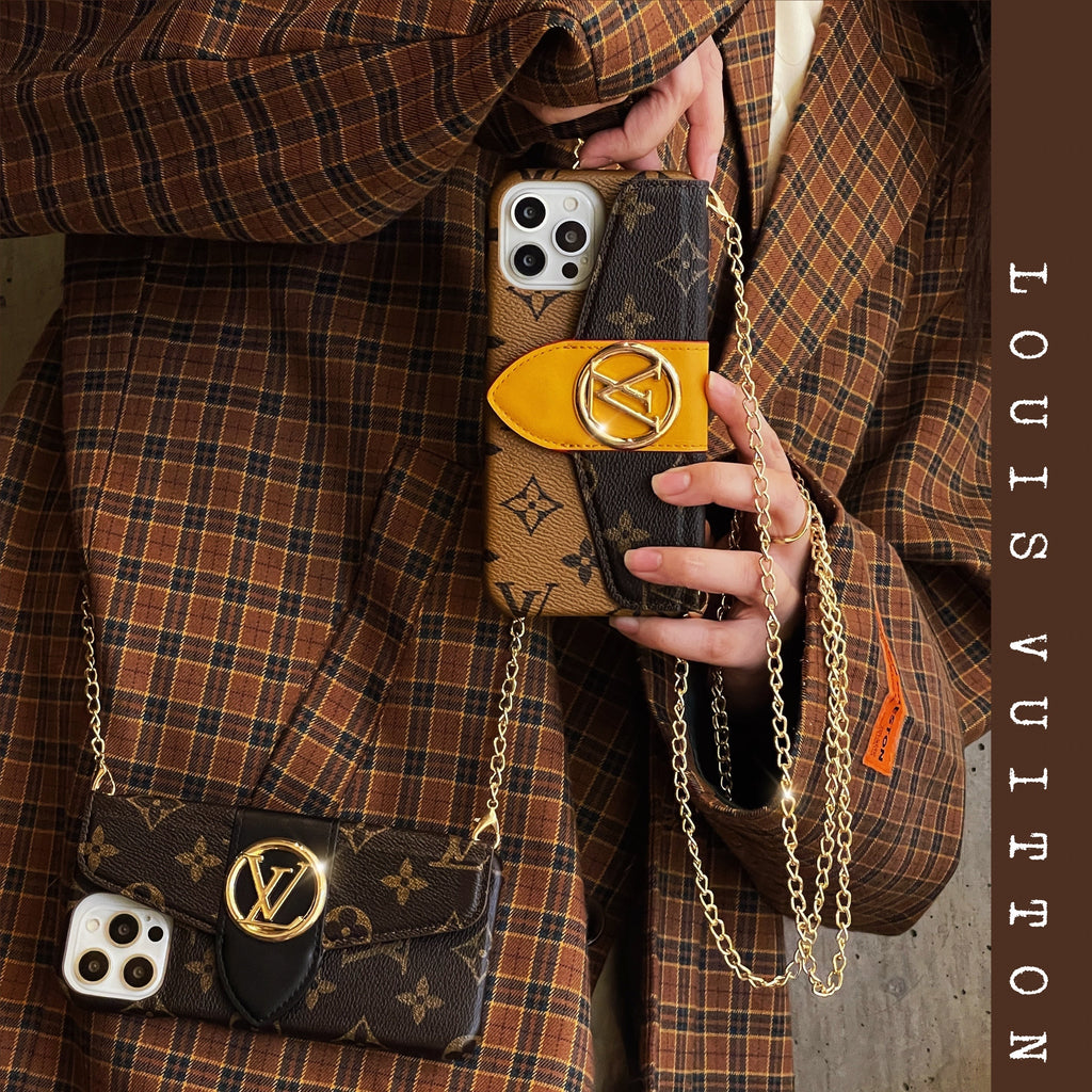 Luxuriöses Umhänge-Kartenhalter iPhone Case
