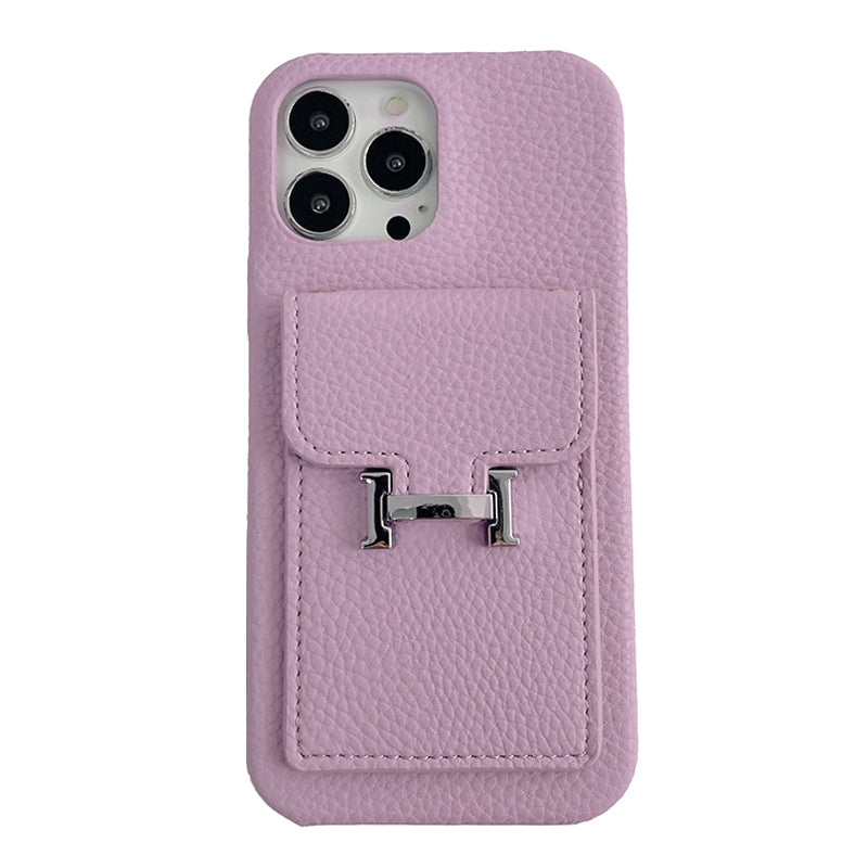 Pouzdro na iPhone z kůže H Card Holder