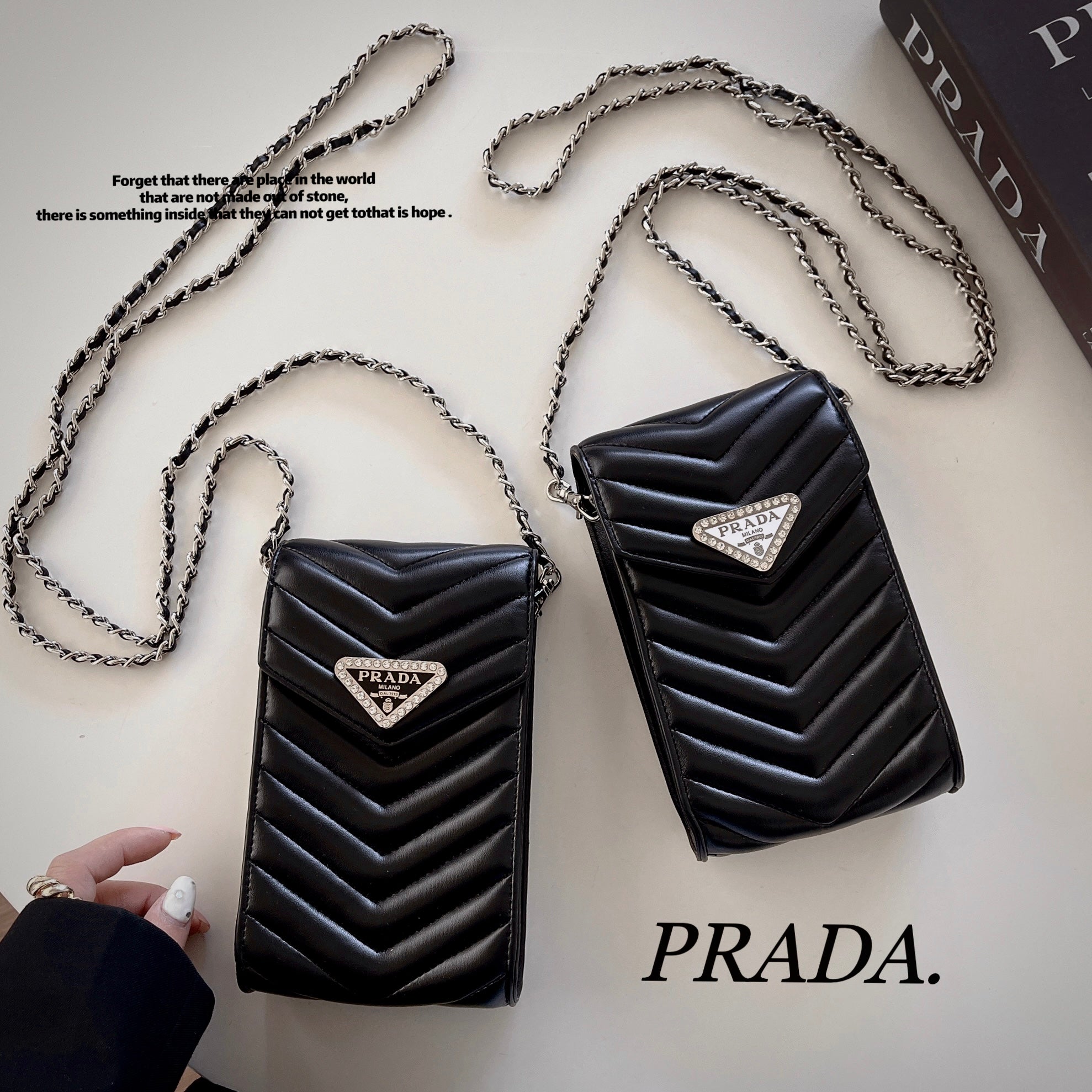 Kožená crossbody taška na telefon