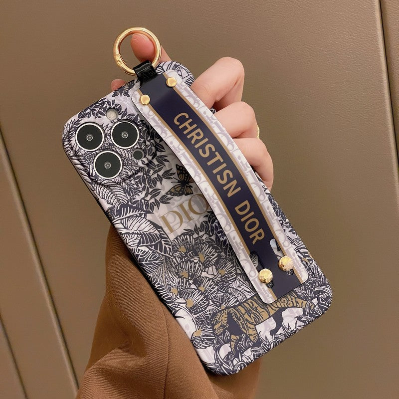 Módní klasické pouzdro na iPhone s náramkem