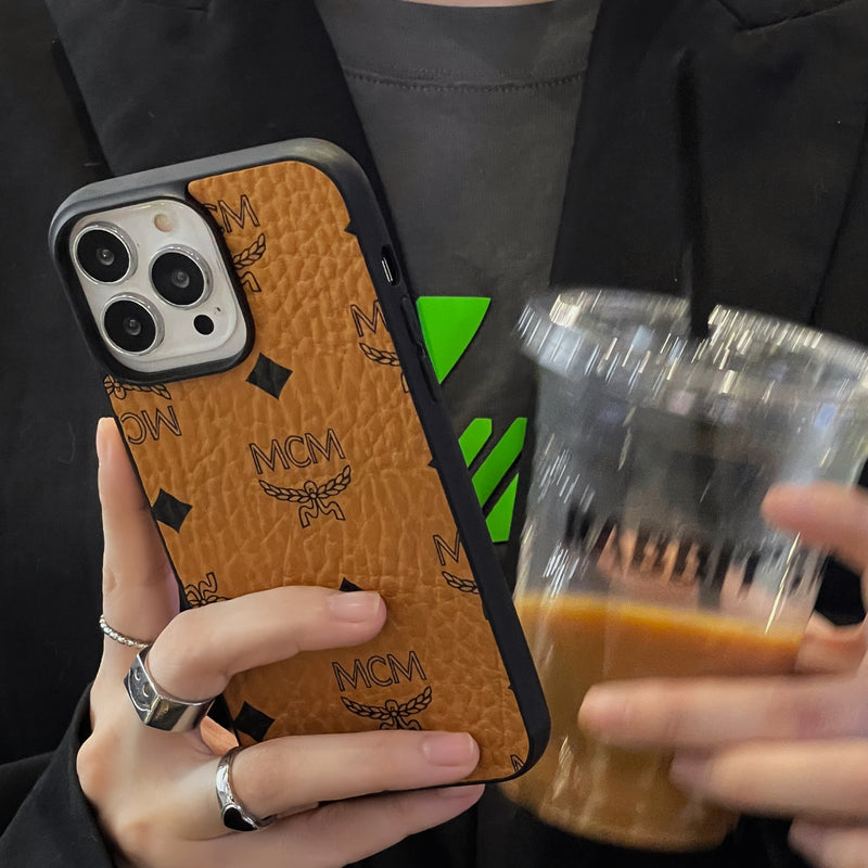 MCM iPhone Case Gelb-MCK240603