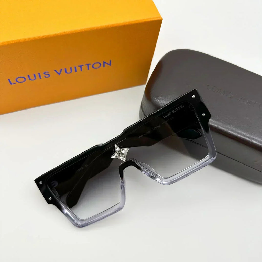 Lunettes de soleil de luxe à grande monture L-002